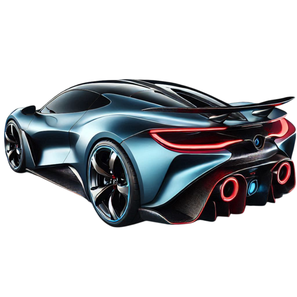 Blue Sports Car png
