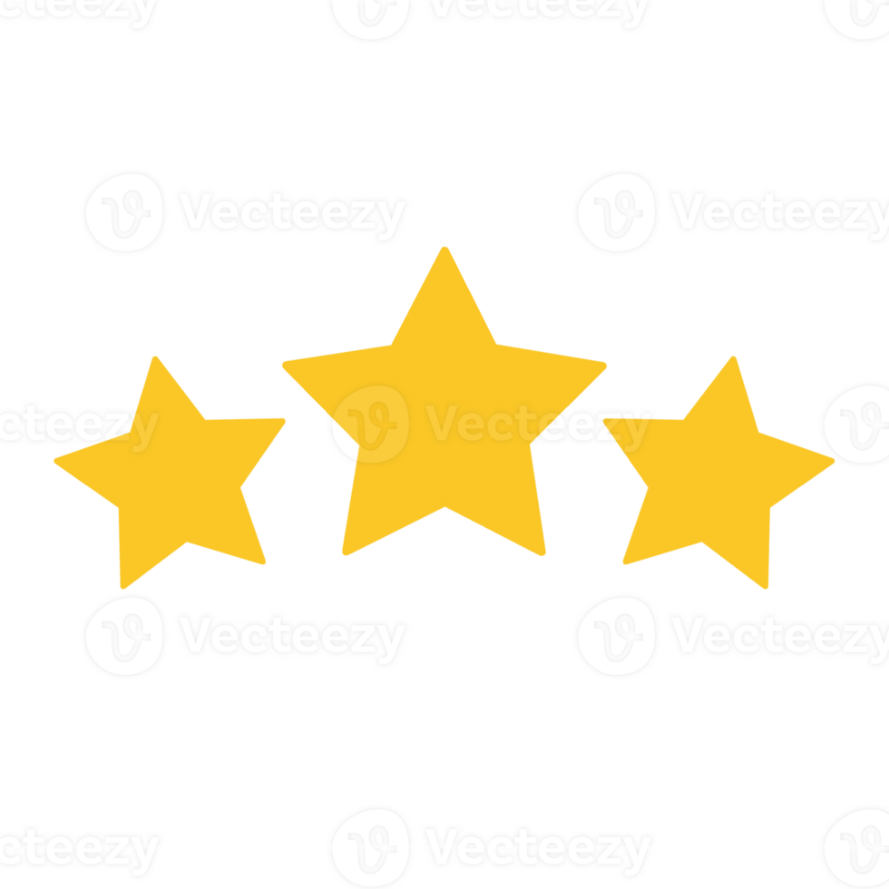 Stars icon illustration png