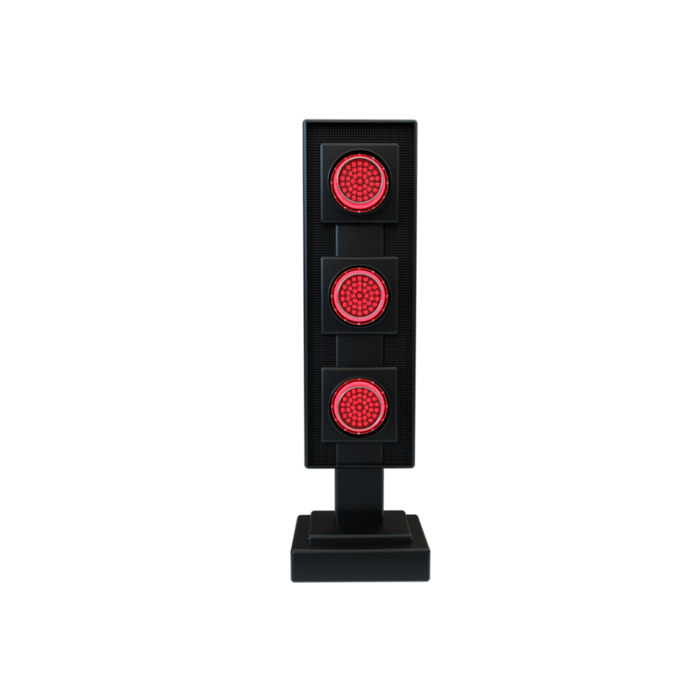 3d rendered object box light red png