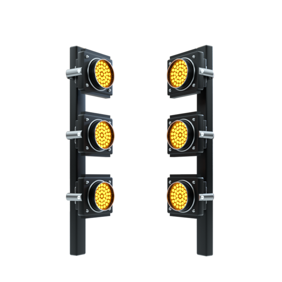 rendered reflector yellow light png