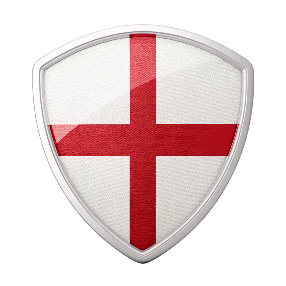 englang flag uniqe style isolated on transparent background png