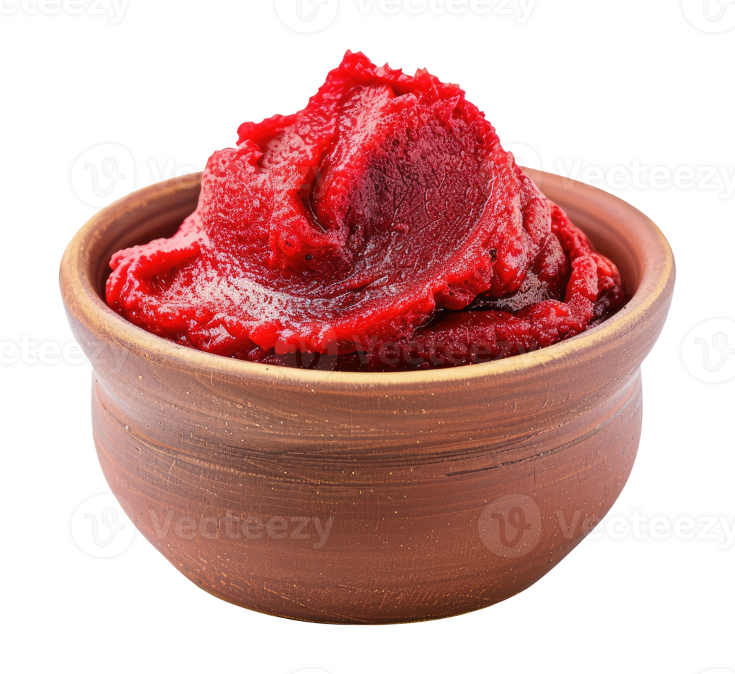 Bowl with tomato paste png