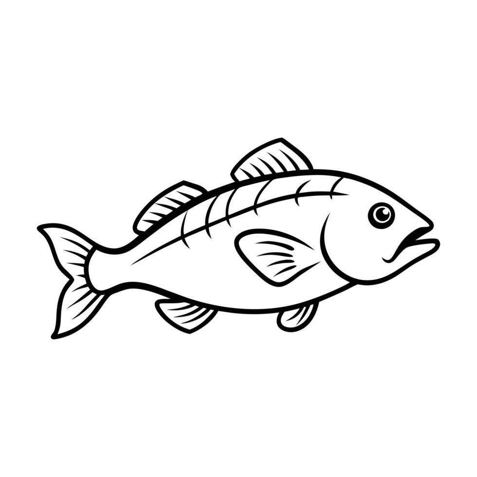 swordfish silhouette on white vector