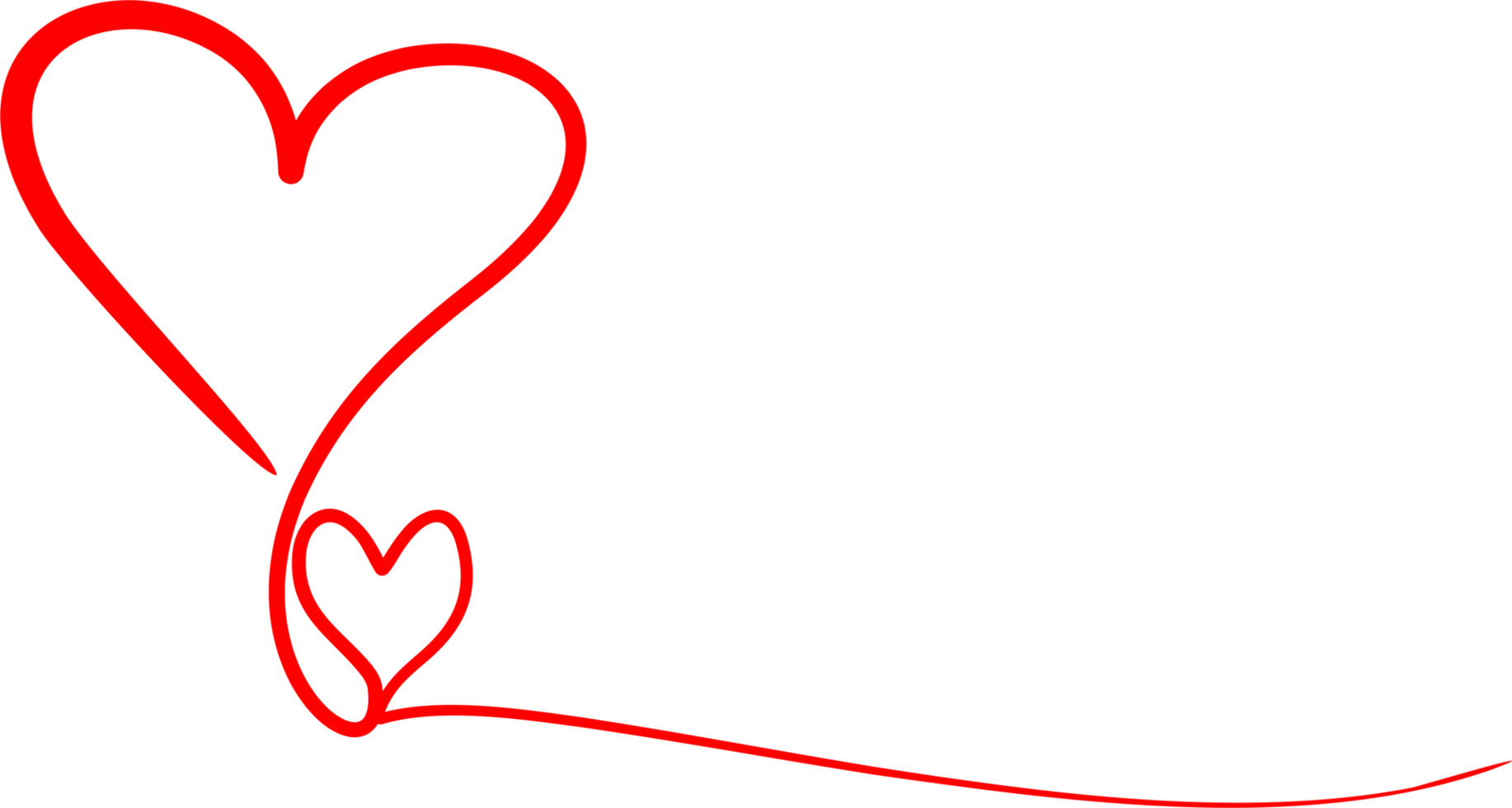 Red heart sweet love png