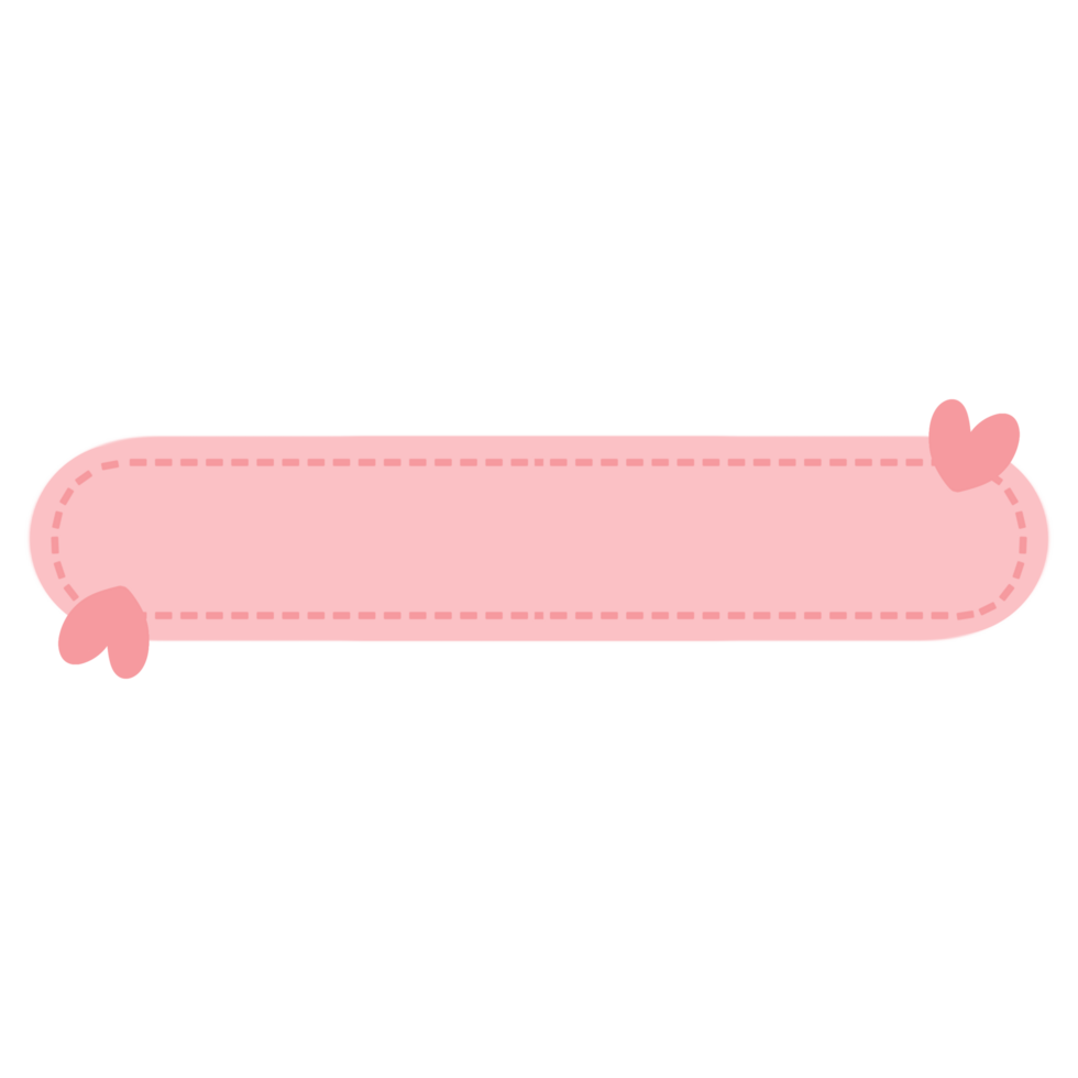 Cute Peach Text Label png