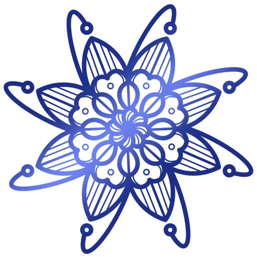 A blue geometric shape png