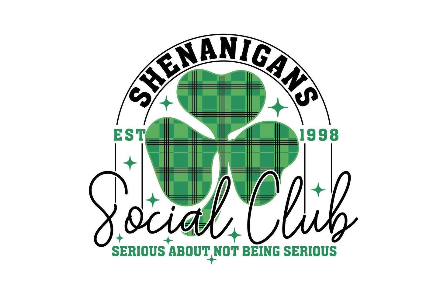 Shenanigans EPS St.Patrick s Day T-shirt Design vector