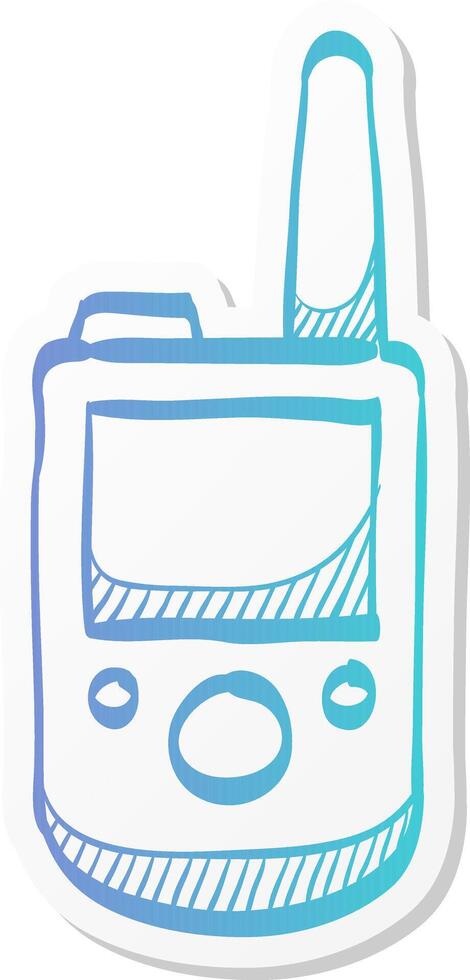 gps icon in sticker color style location map satellite global positioning system vector
