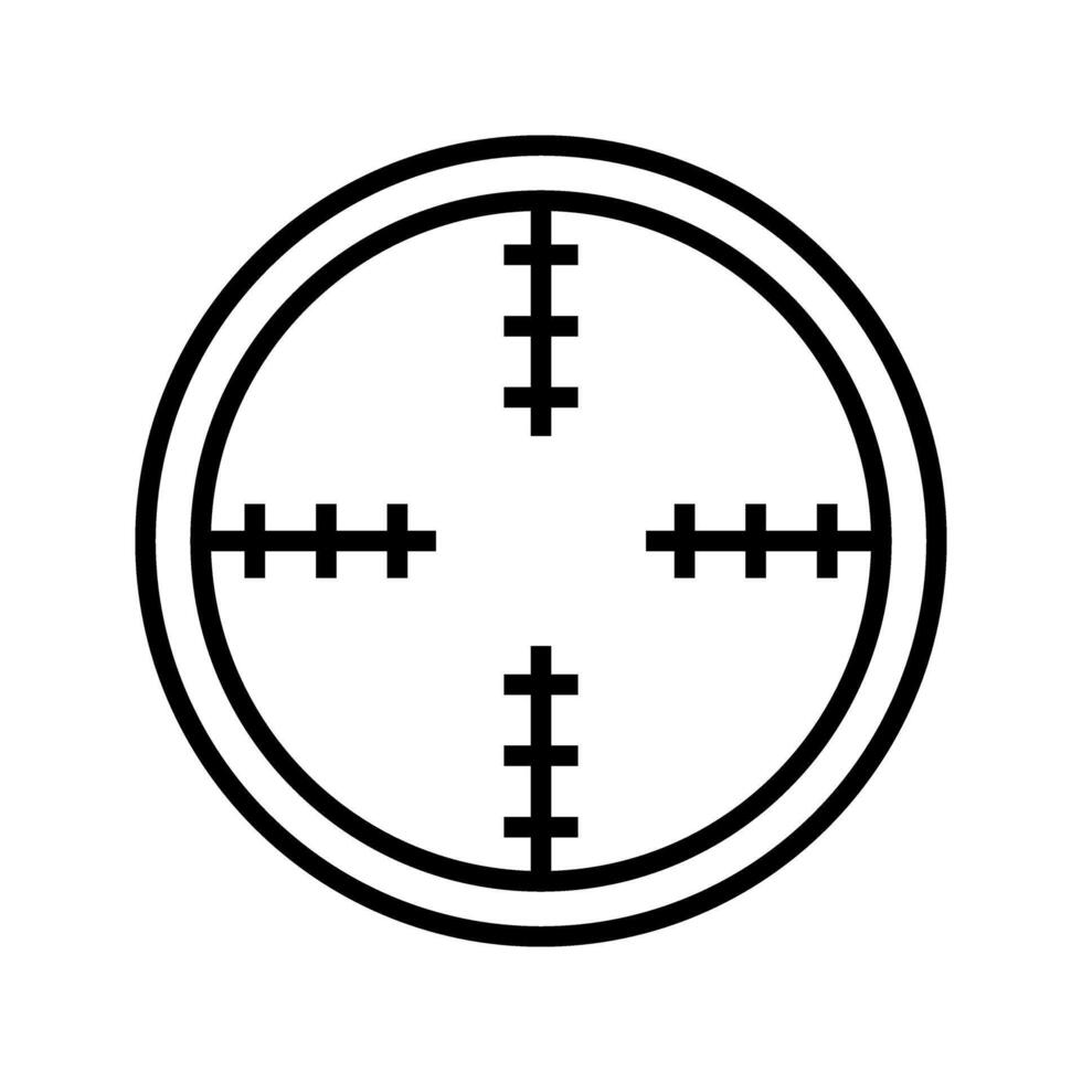 illustration of aiming target icon vector