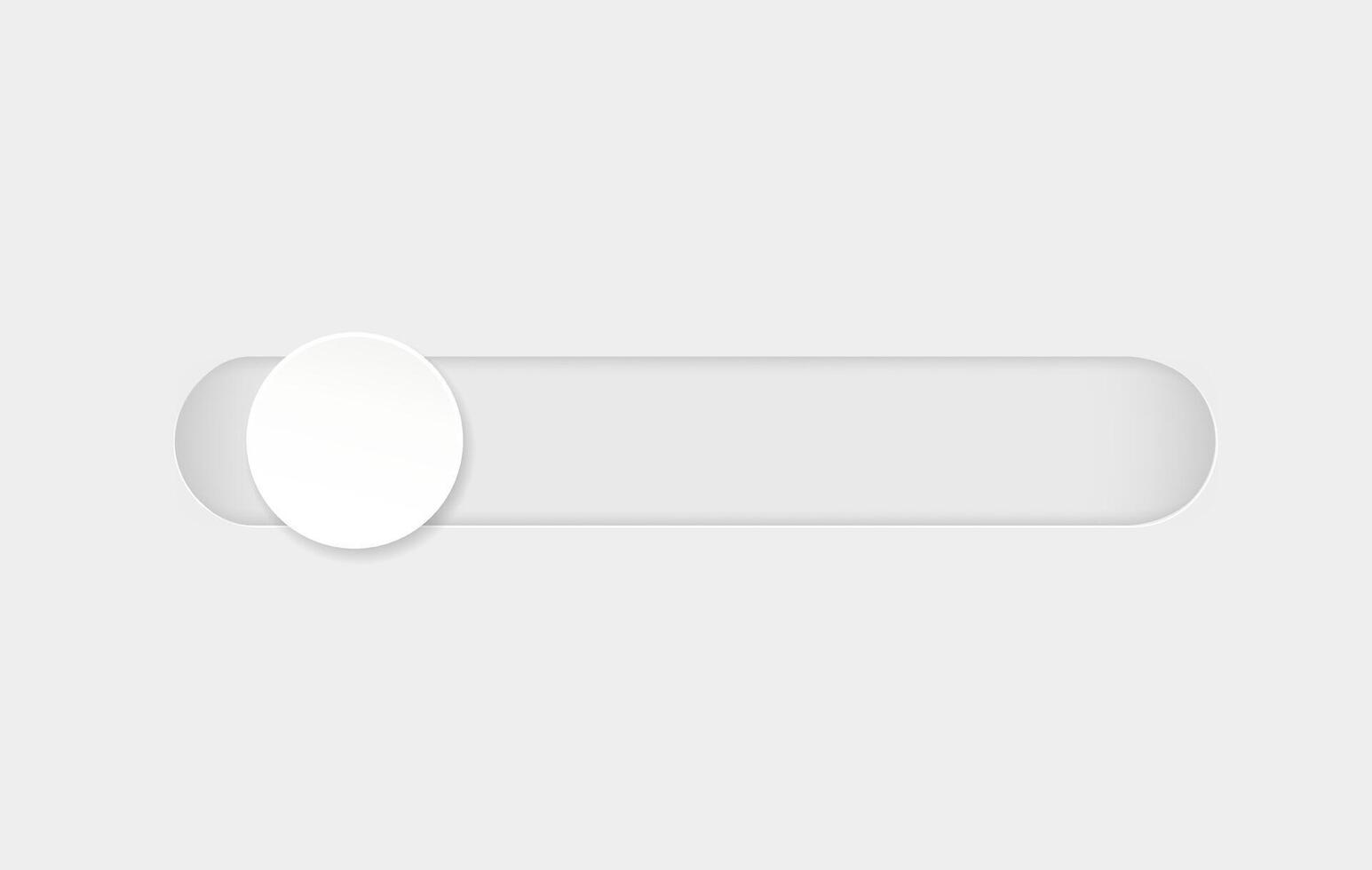 Scrollbar element button. Navigation element. Frontend control on white. vector