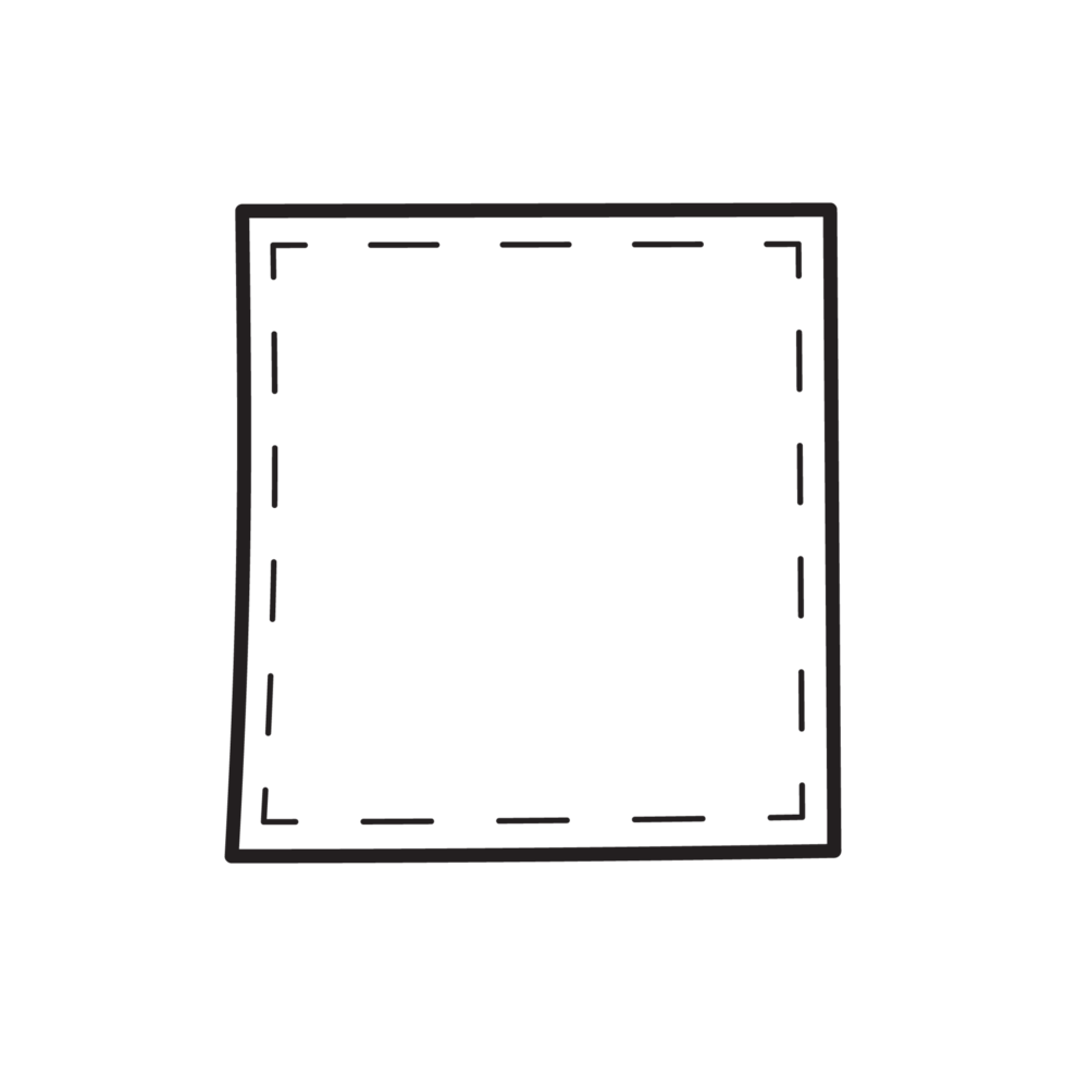 Rustic Paper Note Sketch png