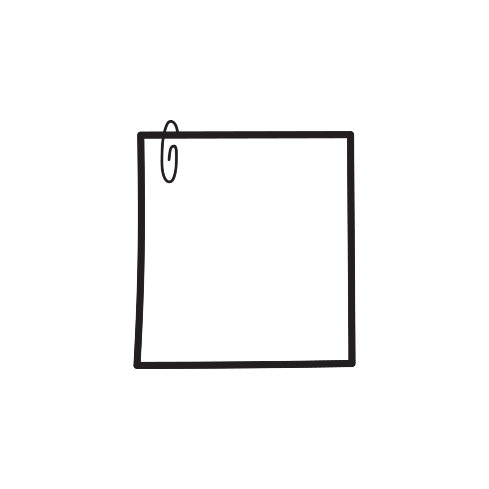 Chic Paper Sketch Elements png