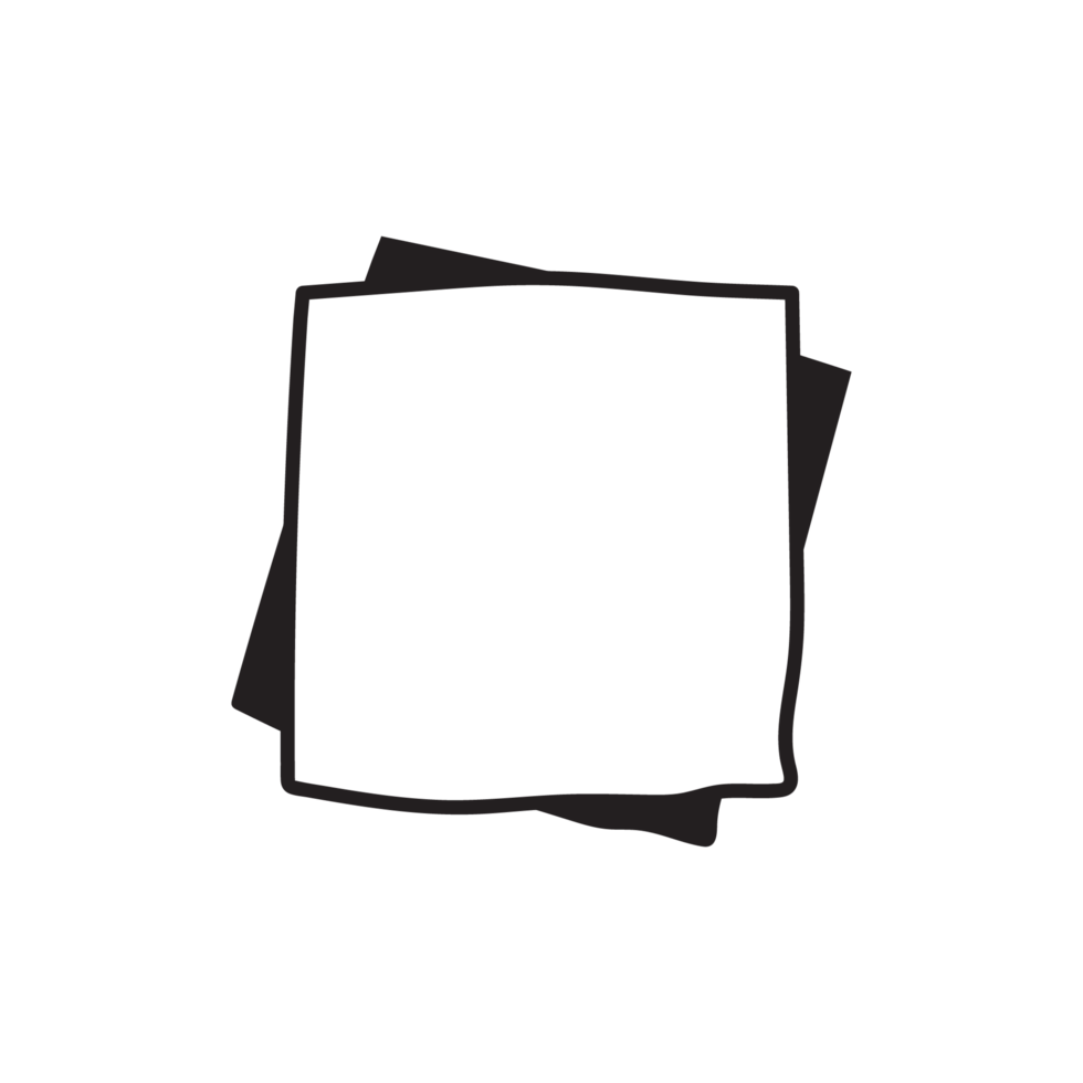 Creative Paper Note Sketch png
