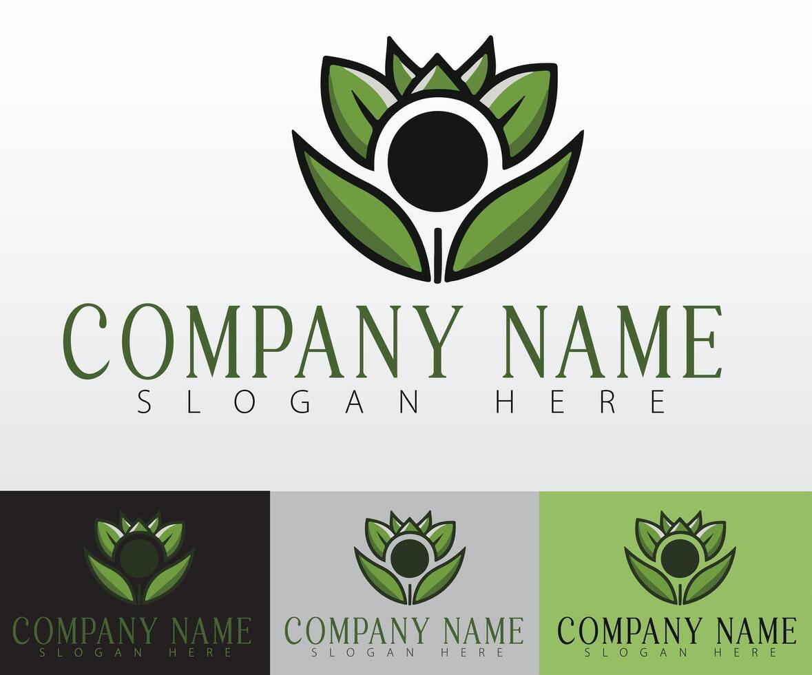 The sleek, contemporary badge design integrates organic and bio features, symbolizing a sustainable approach to living. vector