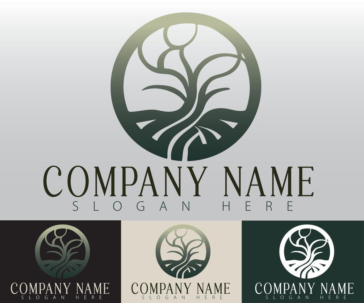 A tree logo design that beautifully combines simplicity with elegance, presented in a clean and minimalistic style to create a visually striking and timeless aesthetic. vector