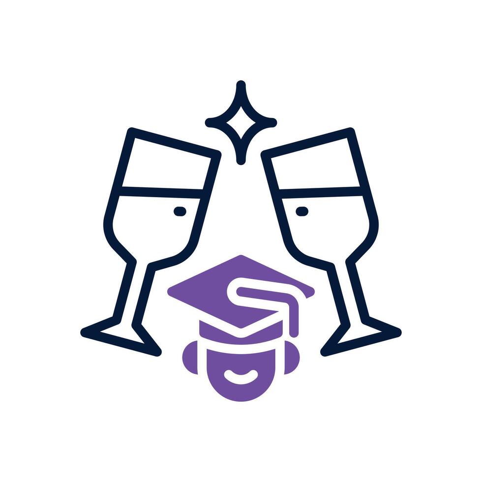 toast dual tone icon. icon for your website, mobile, presentation, and logo design. vector