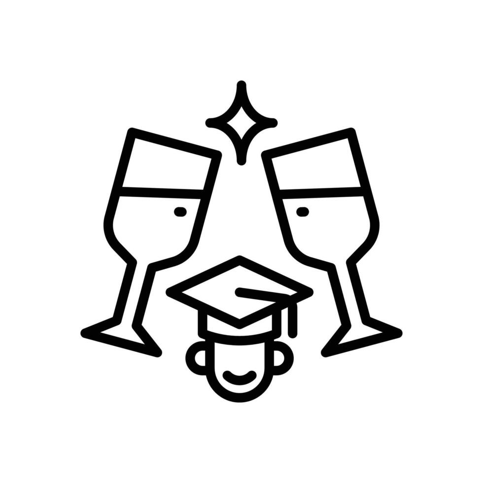 toast line icon. icon for your website, mobile, presentation, and logo design. vector