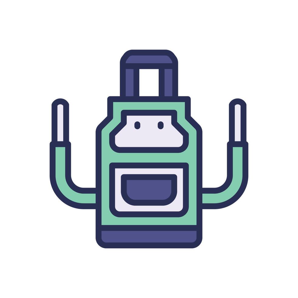 apron filled color icon for your website, mobile, presentation, and logo design. vector