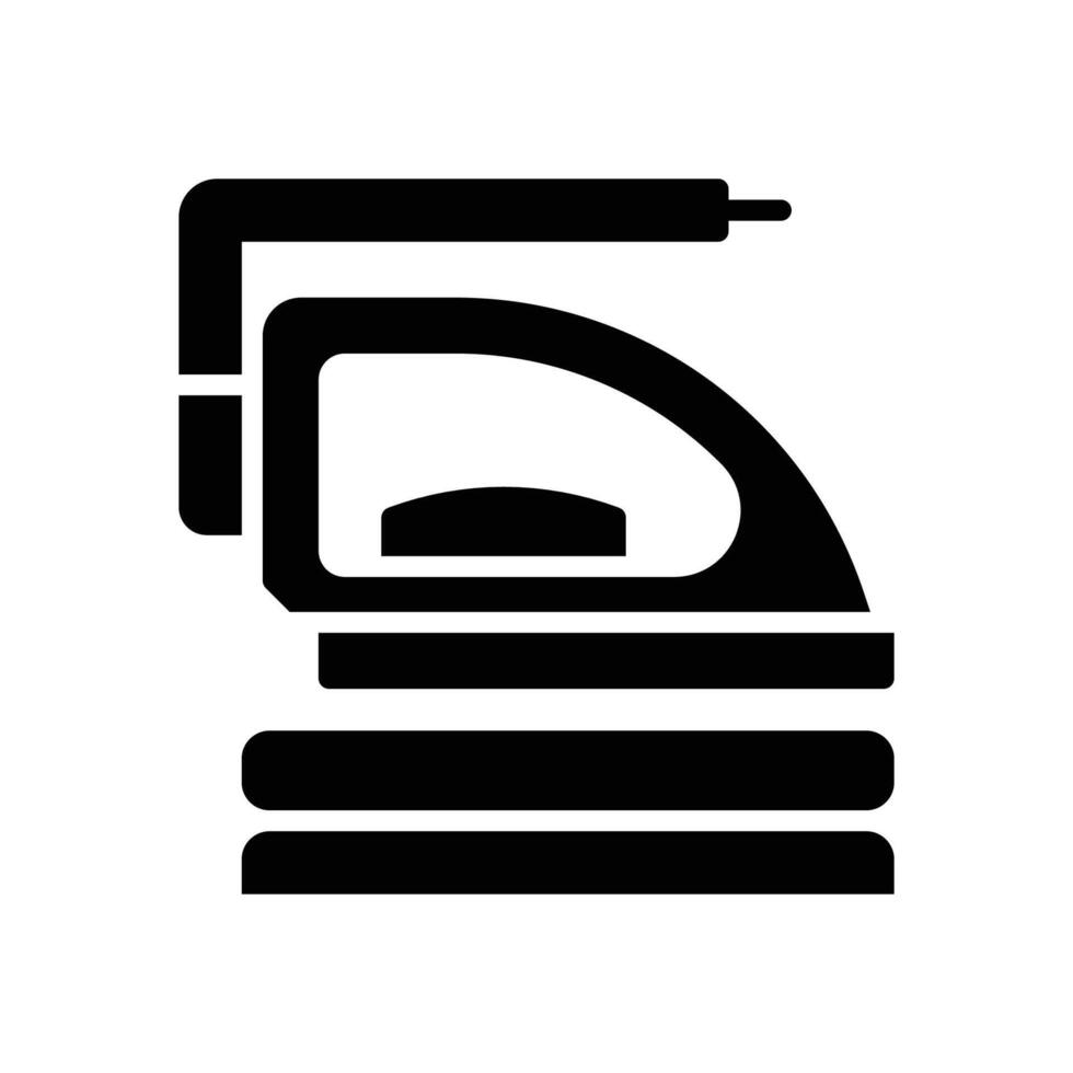 iron solid icon vector