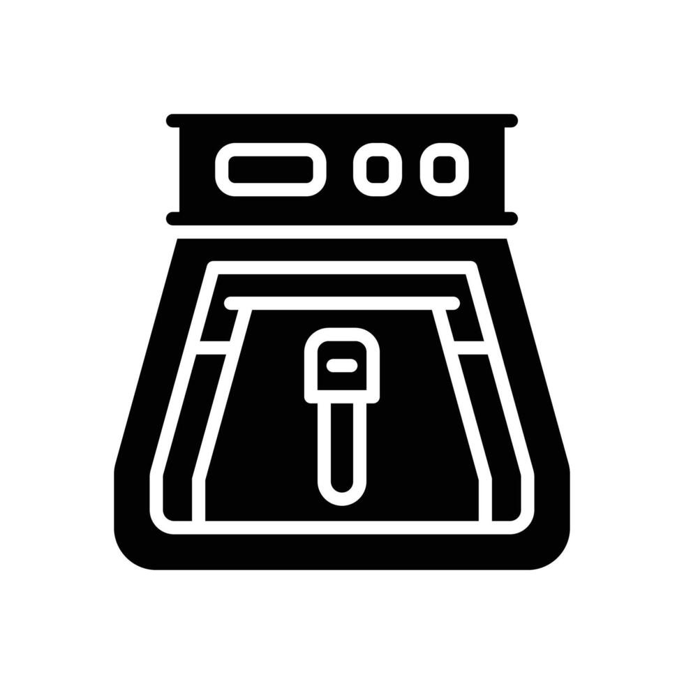 air fryer glyph icon for your website, mobile, presentation, and logo design. vector