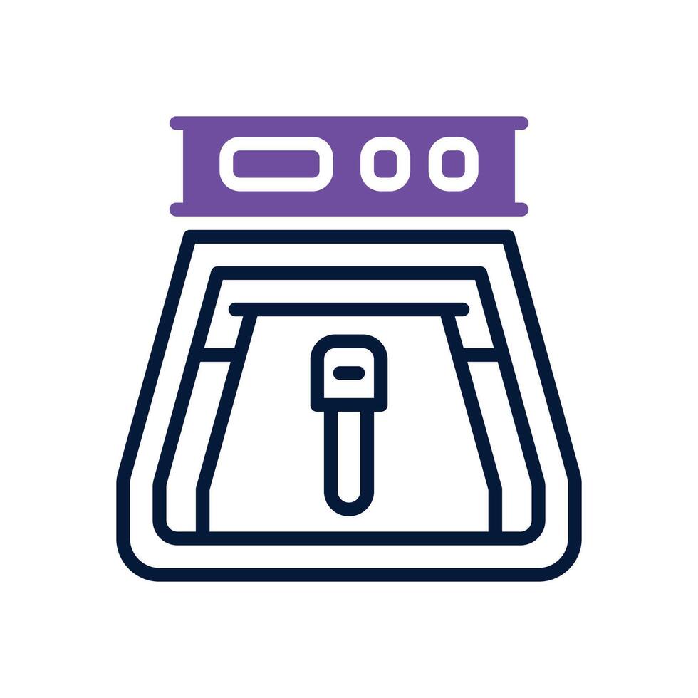 air fryer dual tone icon for your website, mobile, presentation, and logo design. vector