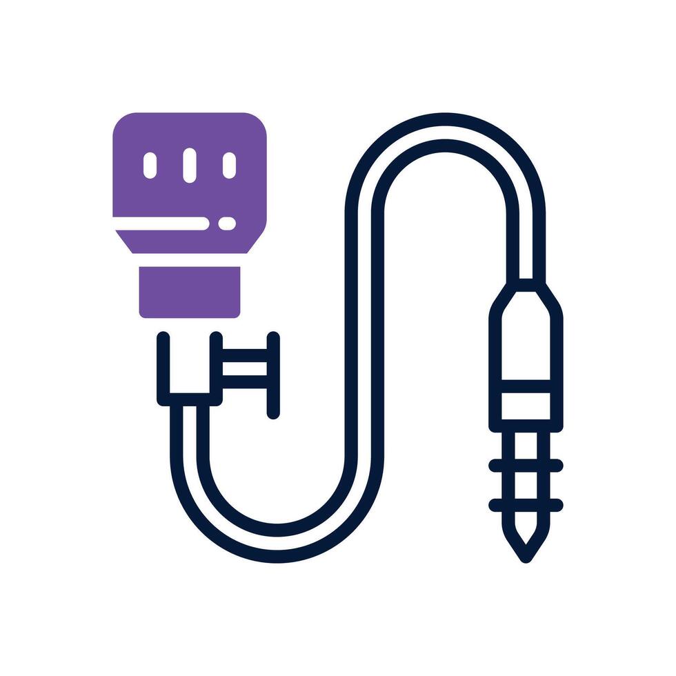 microphone dual tone for your website, mobile, presentation, and logo design. vector