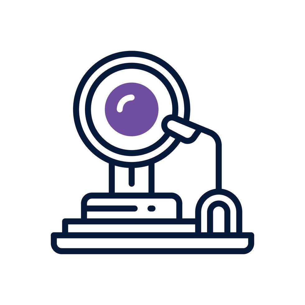 alarm dual tone icon for your website, mobile, presentation, and logo design. vector