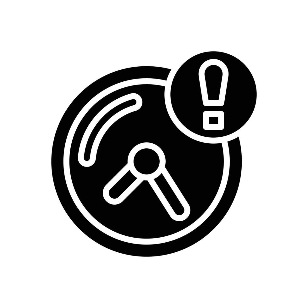 clock alarm solid icon for your website, mobile, presentation, and logo design. vector