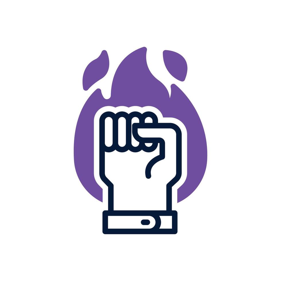 motivation energy dual tone icon for your website, mobile, presentation, and logo design. vector