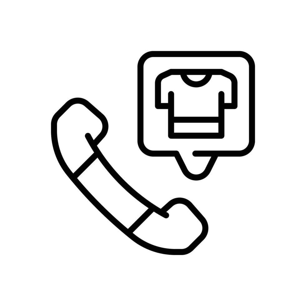 phone order line icon for your website, mobile, presentation, and logo design. vector