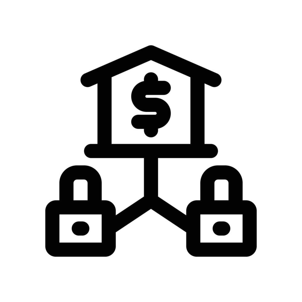 collateral line icon vector