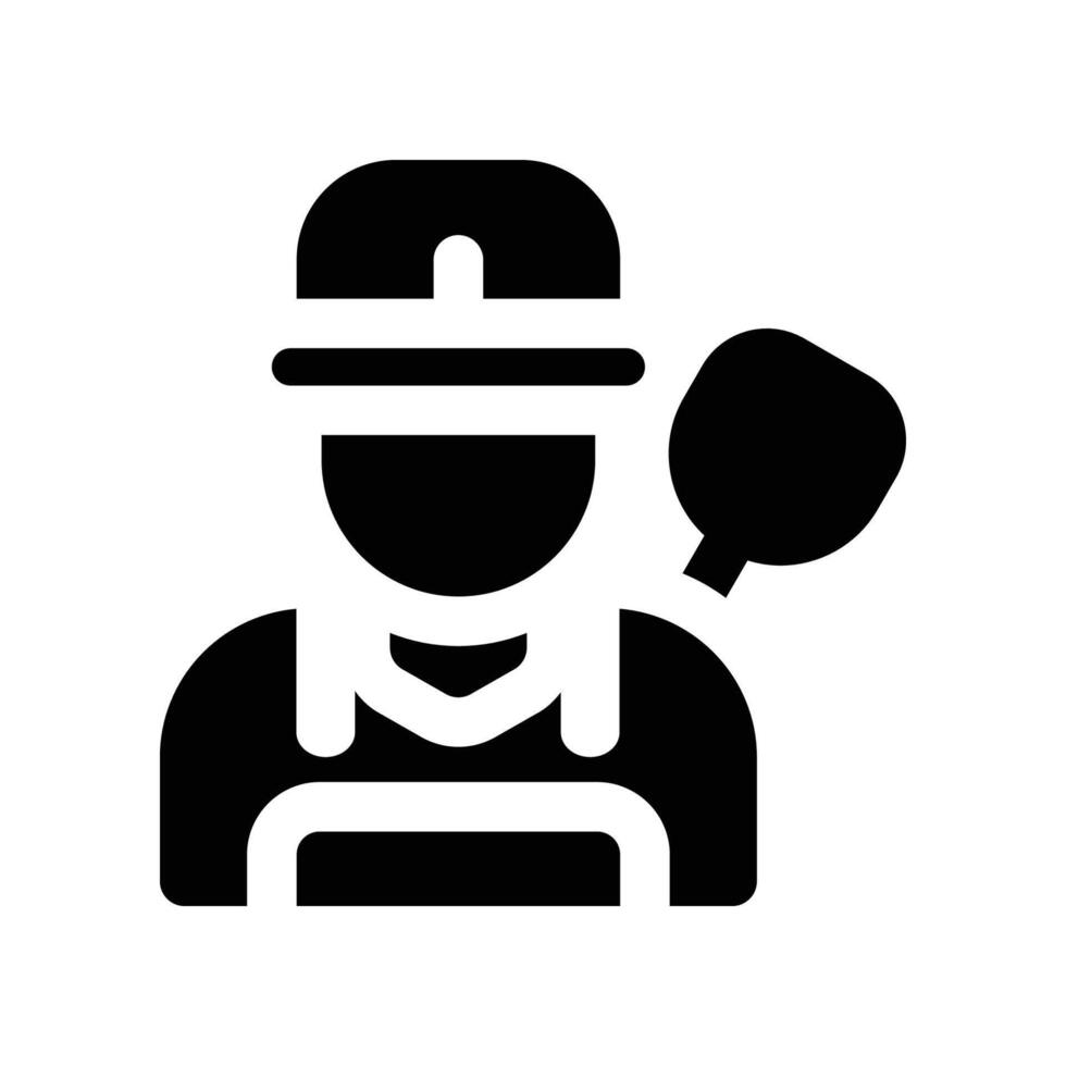 worker cost solid icon vector