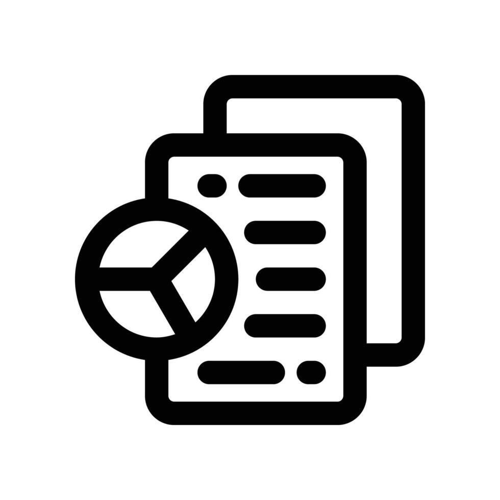 report line icon vector