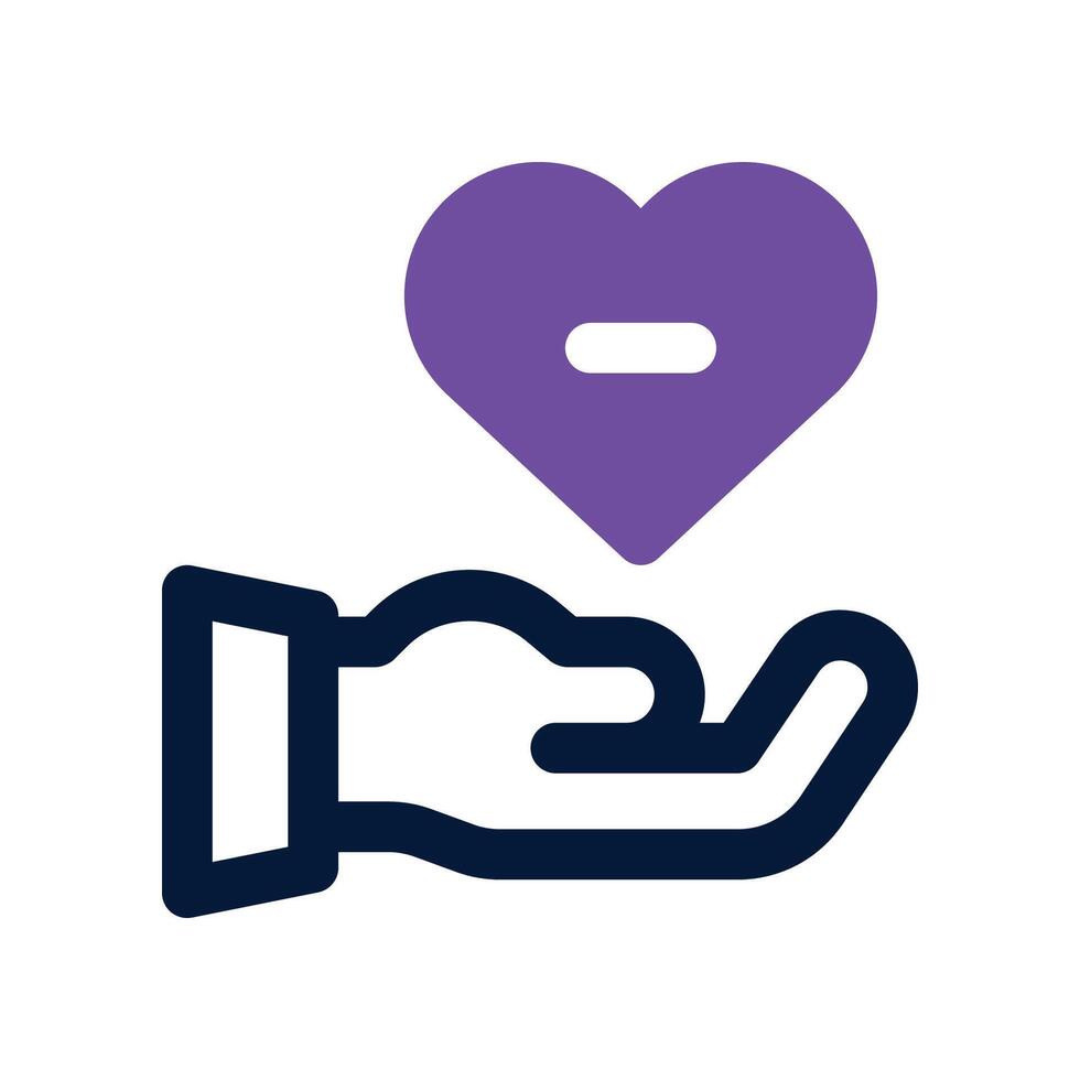 loyalty dual tone icon vector