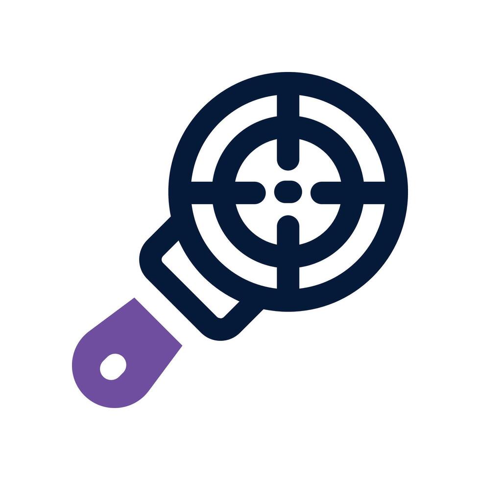 search dual tone icon vector