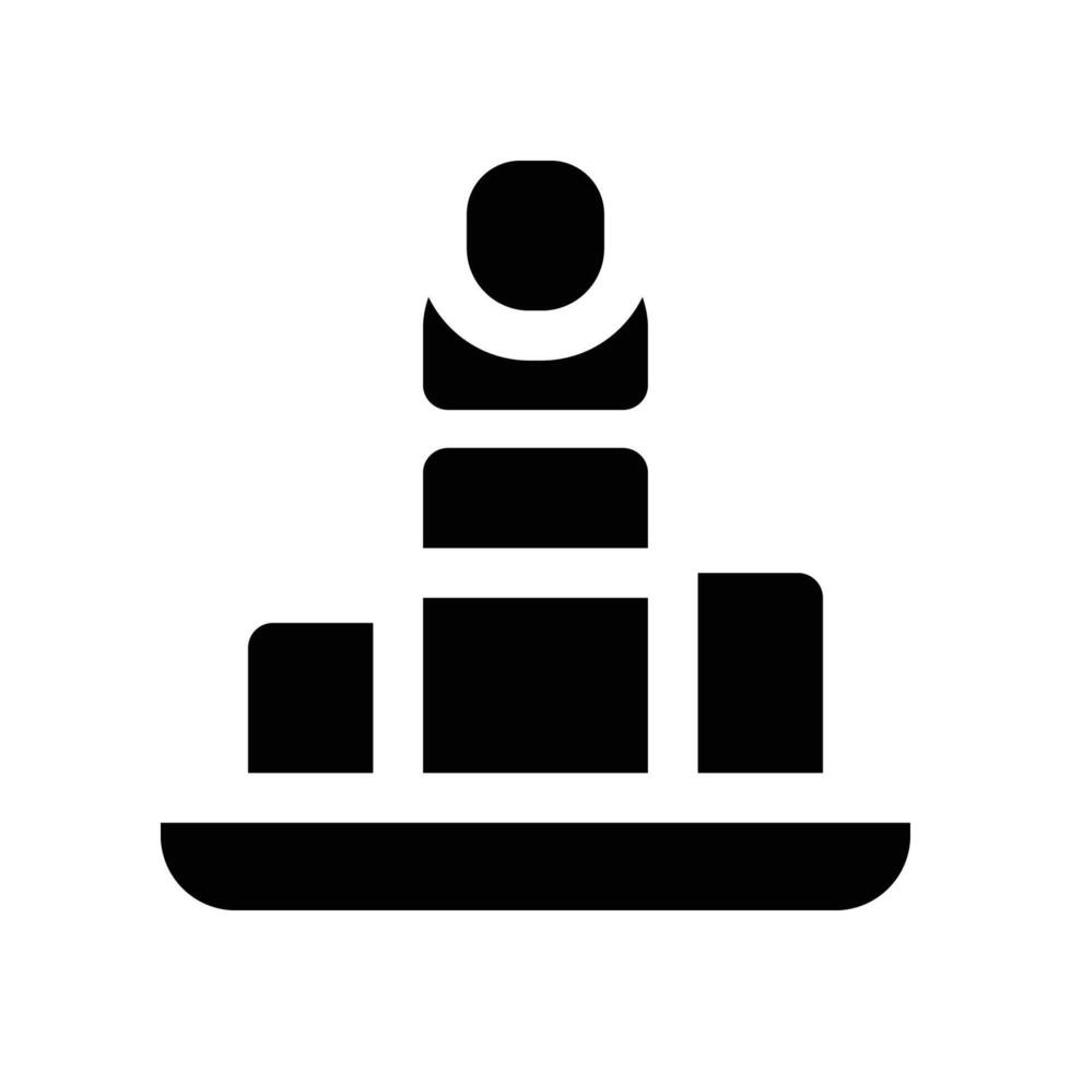 performance solid icon vector