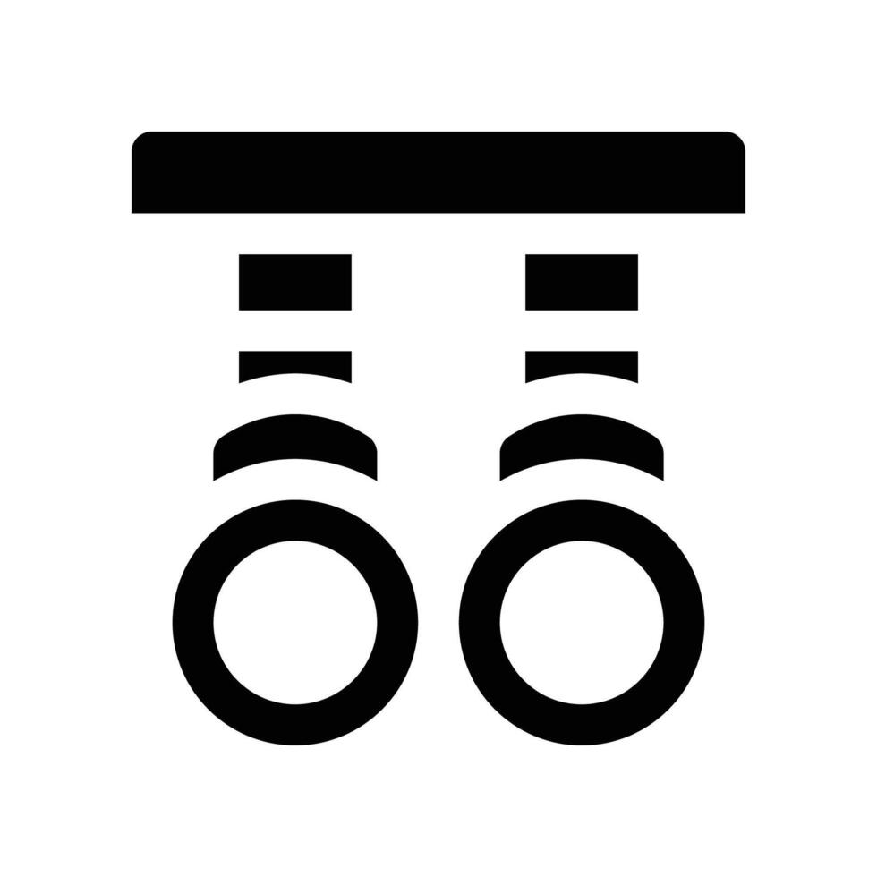 rings solid icon. icon for your website, mobile, presentation, and logo design. vector