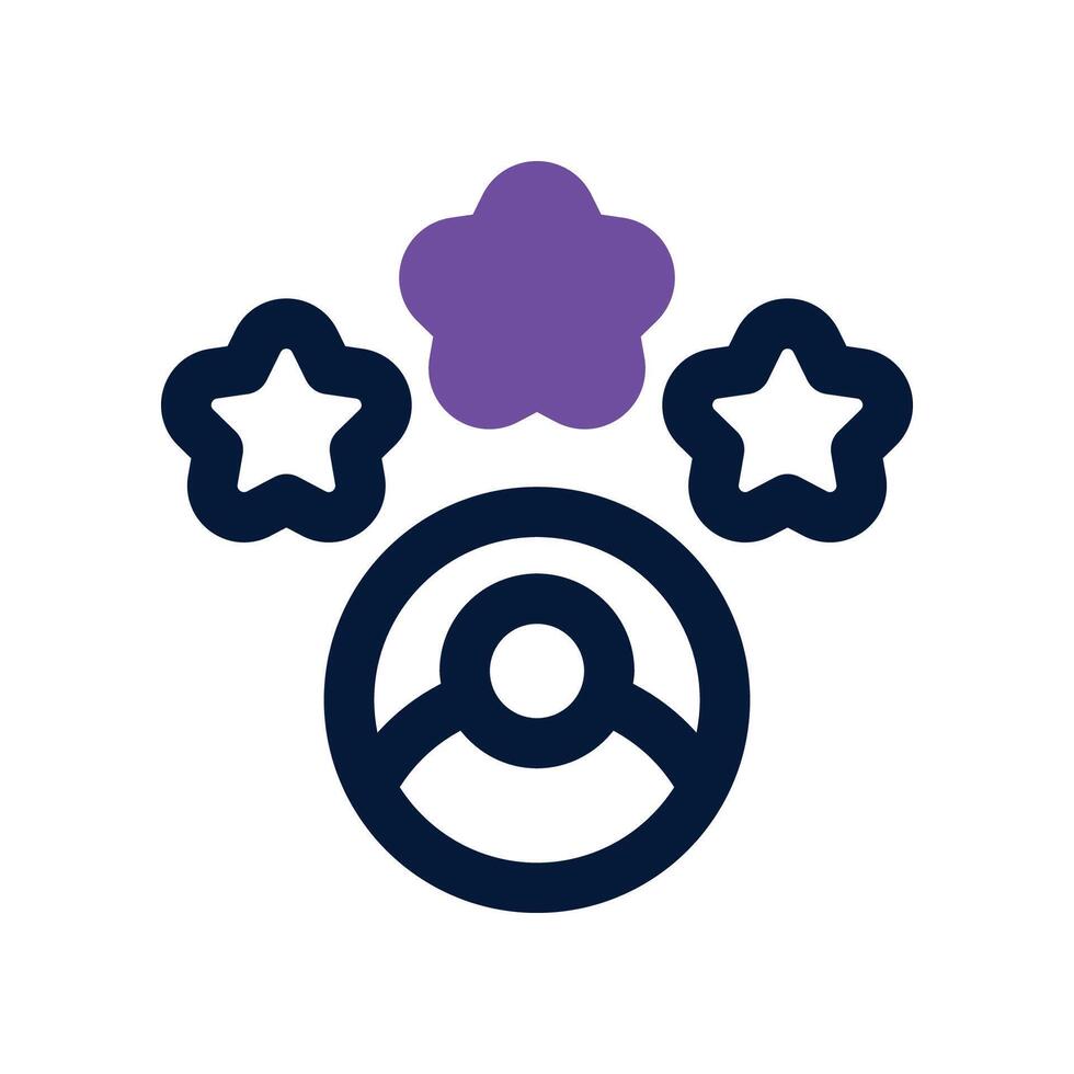 personal branding dual tone icon vector
