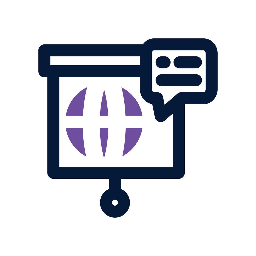 analytics dual tone icon vector