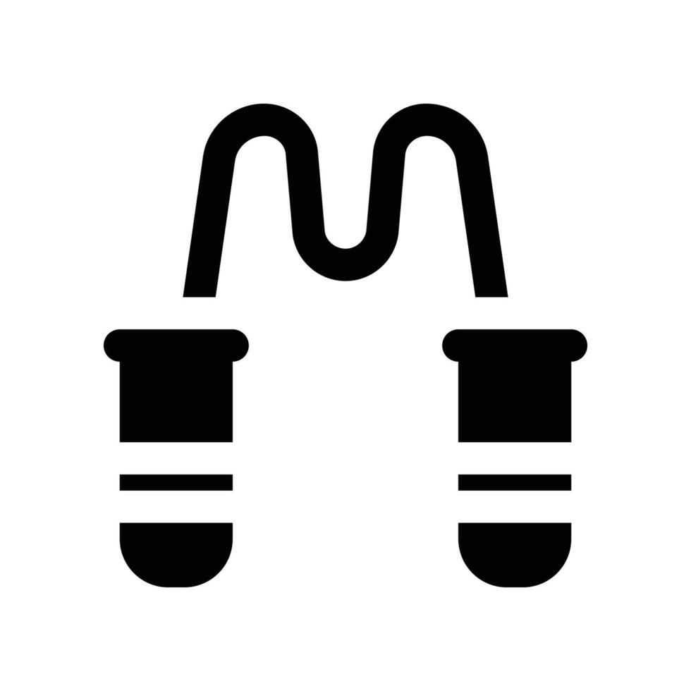 jumping rope solid icon. icon for your website, mobile, presentation, and logo design. vector