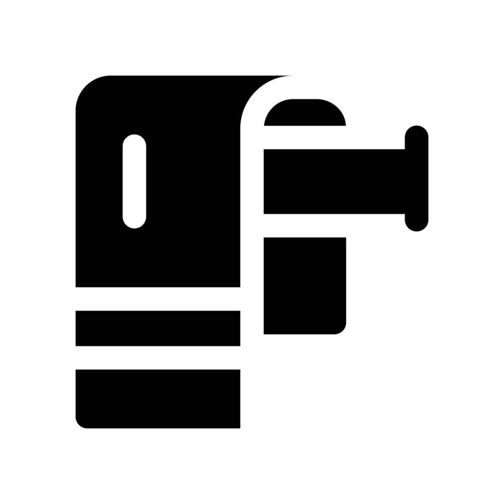 towel rack solid icon. icon for your website, mobile, presentation, and logo design. vector
