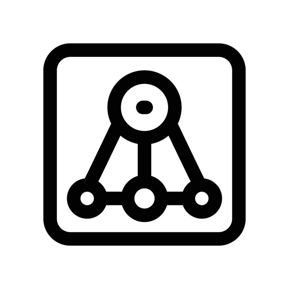 sociology line icon vector