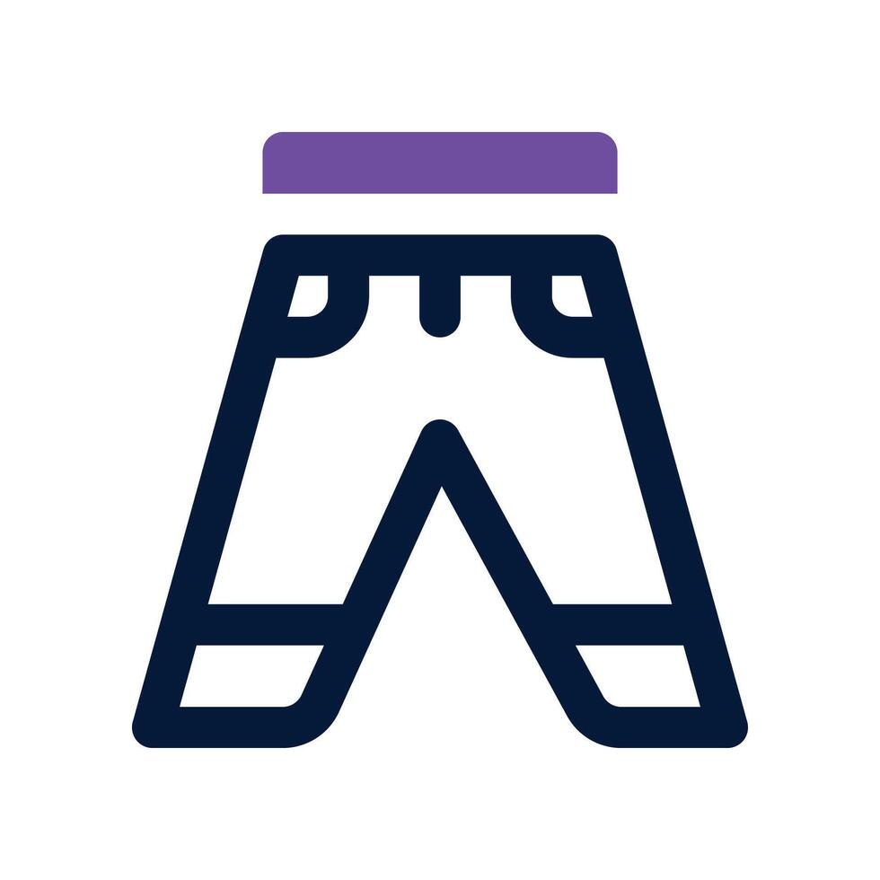 leggings dual tone icon. icon for your website, mobile, presentation, and logo design. vector