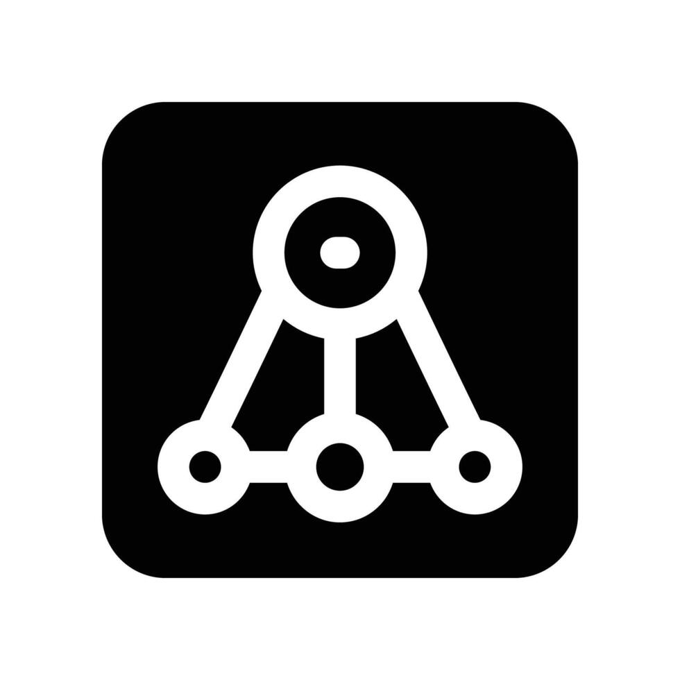 sociology solid icon vector