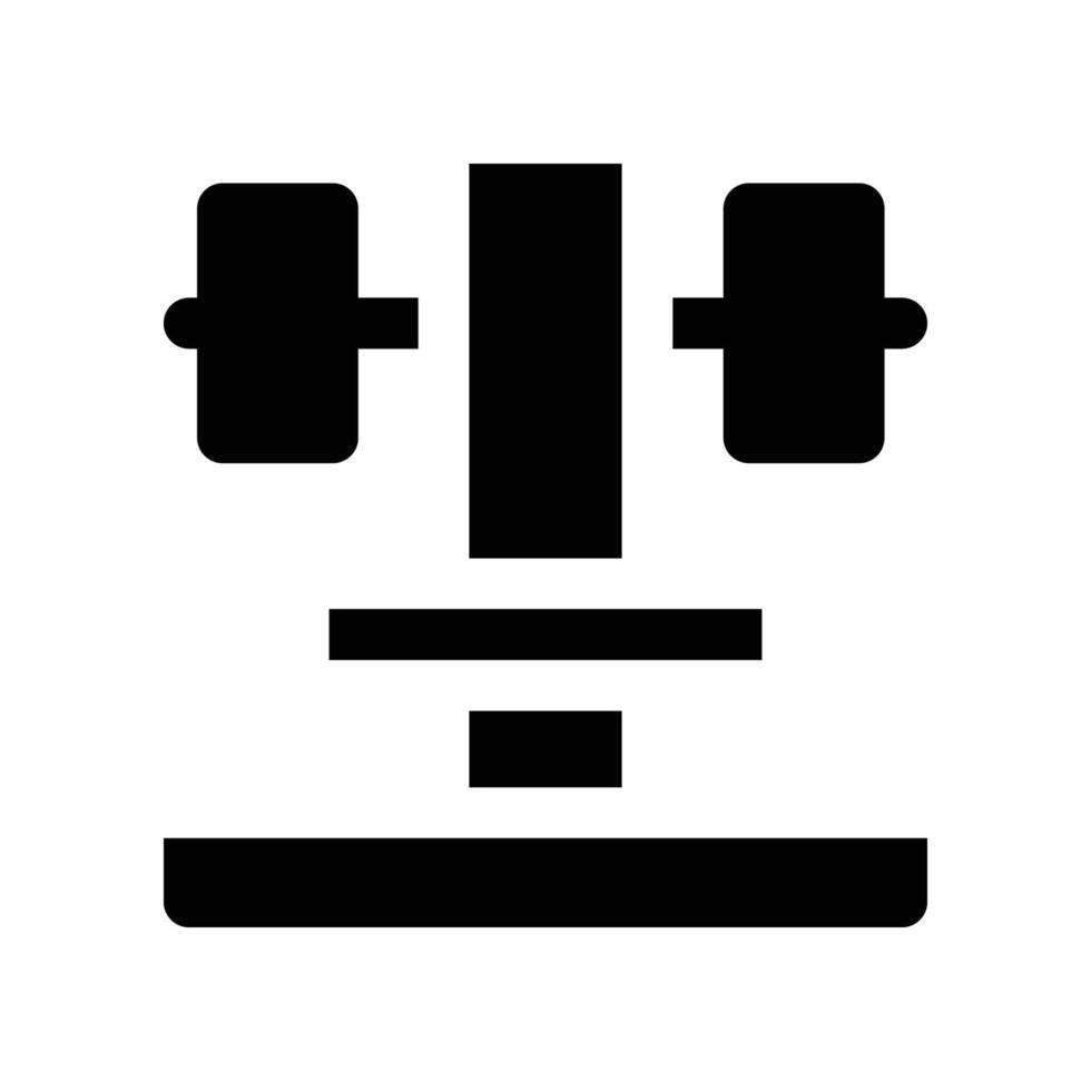 gym machine solid icon. icon for your website, mobile, presentation, and logo design. vector
