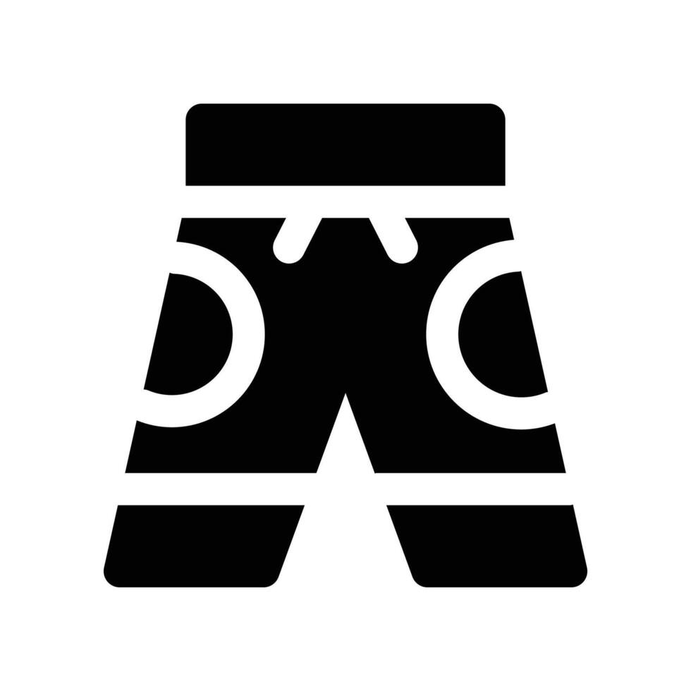 short pant solid icon. icon for your website, mobile, presentation, and logo design. vector
