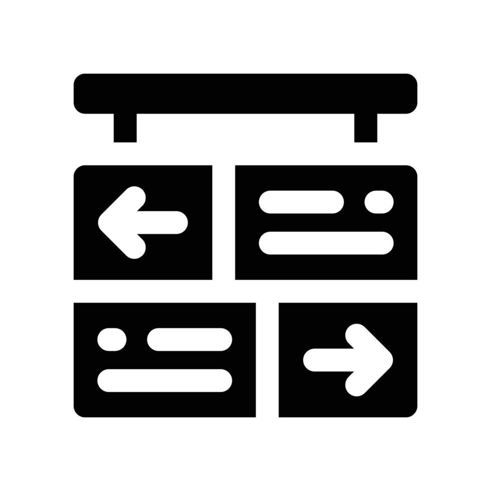 sign solid icon vector