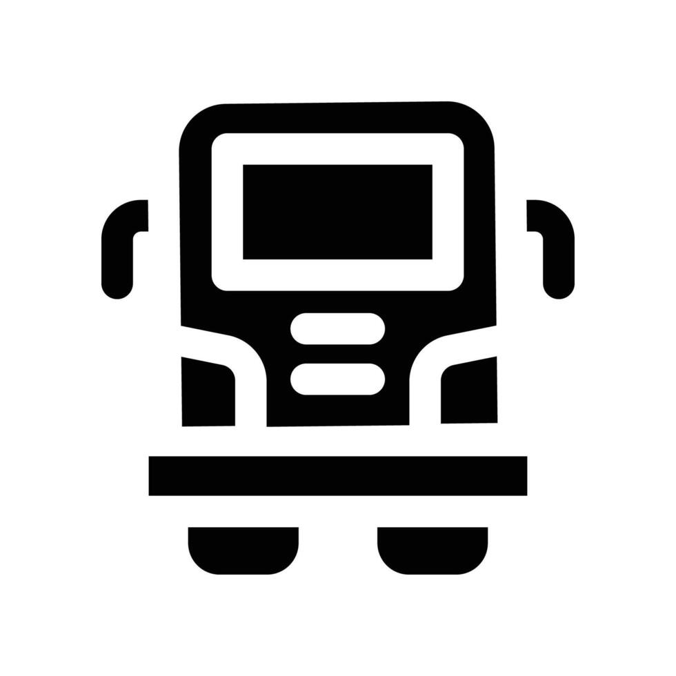 truck solid icon vector