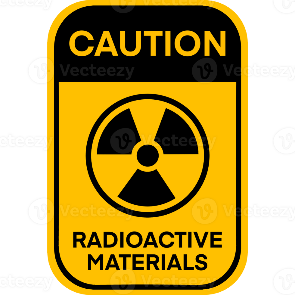 Various safety signs. Caution signs. Dangerous zone. Radioactive materials sign. png
