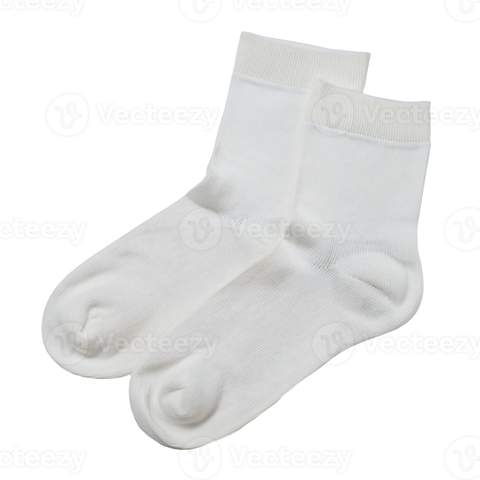 white ankle socks isolated background, minimalist design, soft and breathable fabric, essential fashion accessory for everyday wear, unisex comfortable socks for casual and formal use png